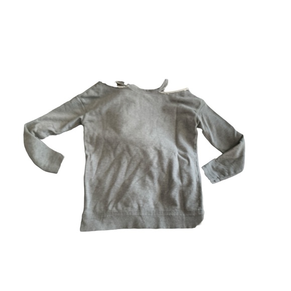 FREE PEOPLE Grey Sweatshirt French Terry Stadium 18 - Picture 5 of 5